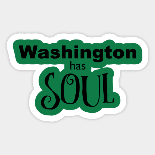 Washington has Soul State Pride Design Sticker